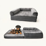 Panier pour chien avec matelas coulissant