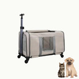 Sac de transport roulant pour animaux