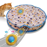 Tapis de chasse interactif Purrnivo avec balle pour chats