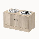 Gamelle surélevée pour chien avec rangement