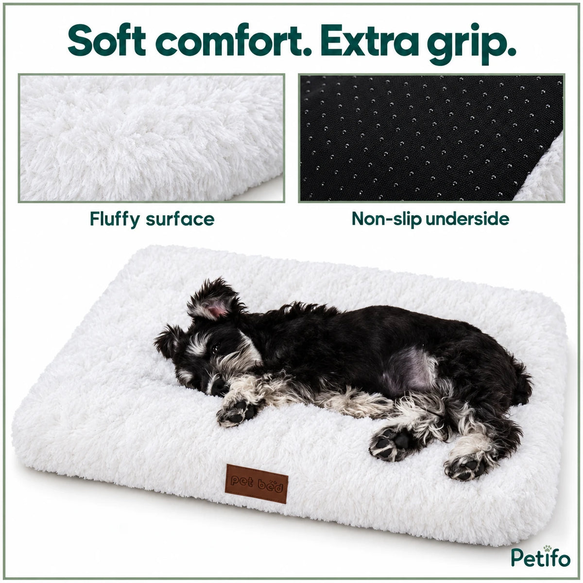 CozyCloud fluffy surface and non-slip underside