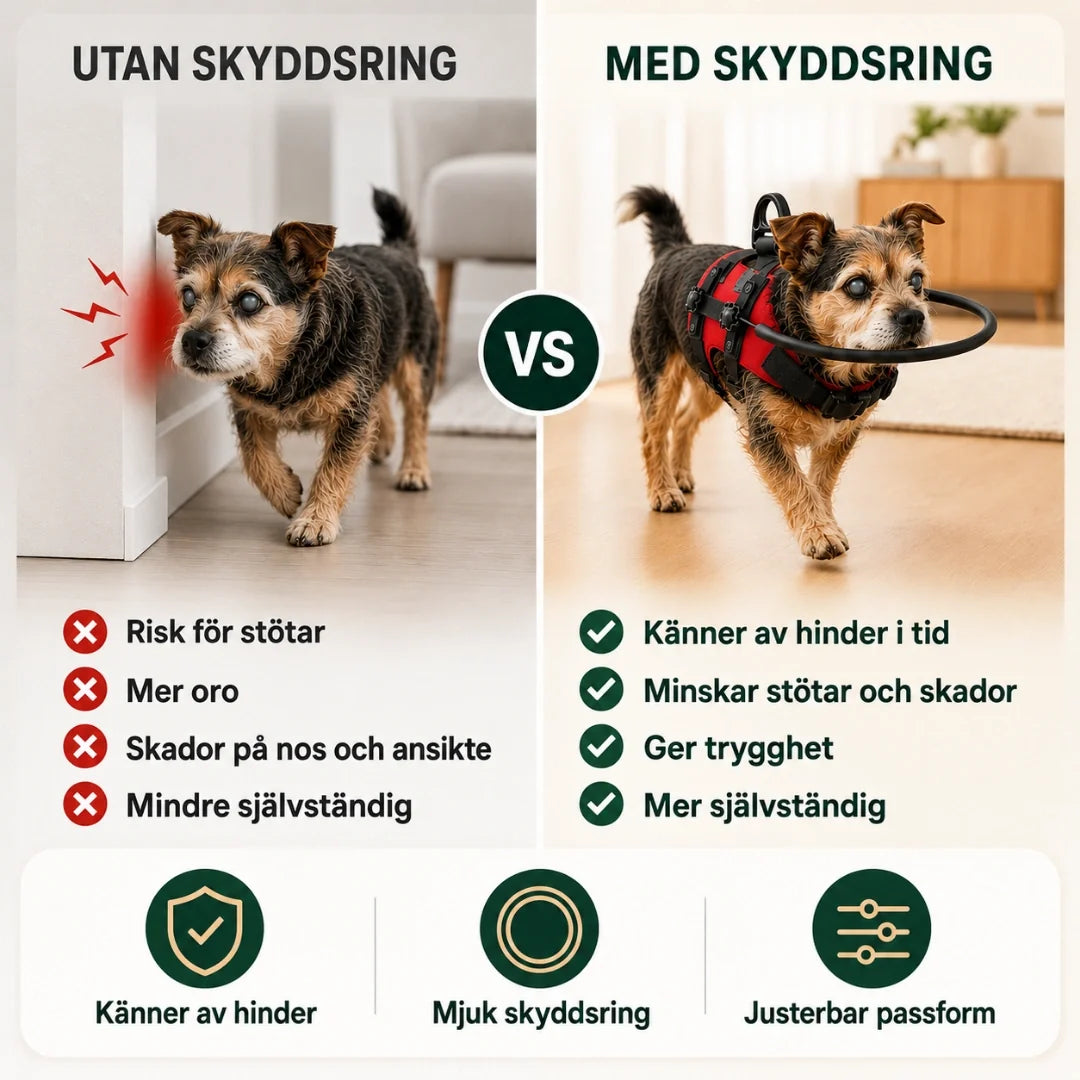 DogHalo protective harness with adjustable fit - Petifo