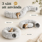 Donut Cat Tunnel Bed 3 in 1 - Petifo