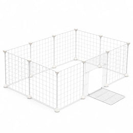 9 panneaux + 1 panneau de porte - Blanc