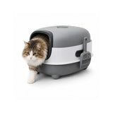 Bac à litière couvert grand format BingoPaws pour chats