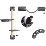 Mur d’escalade pour chat avec hamac PawHut