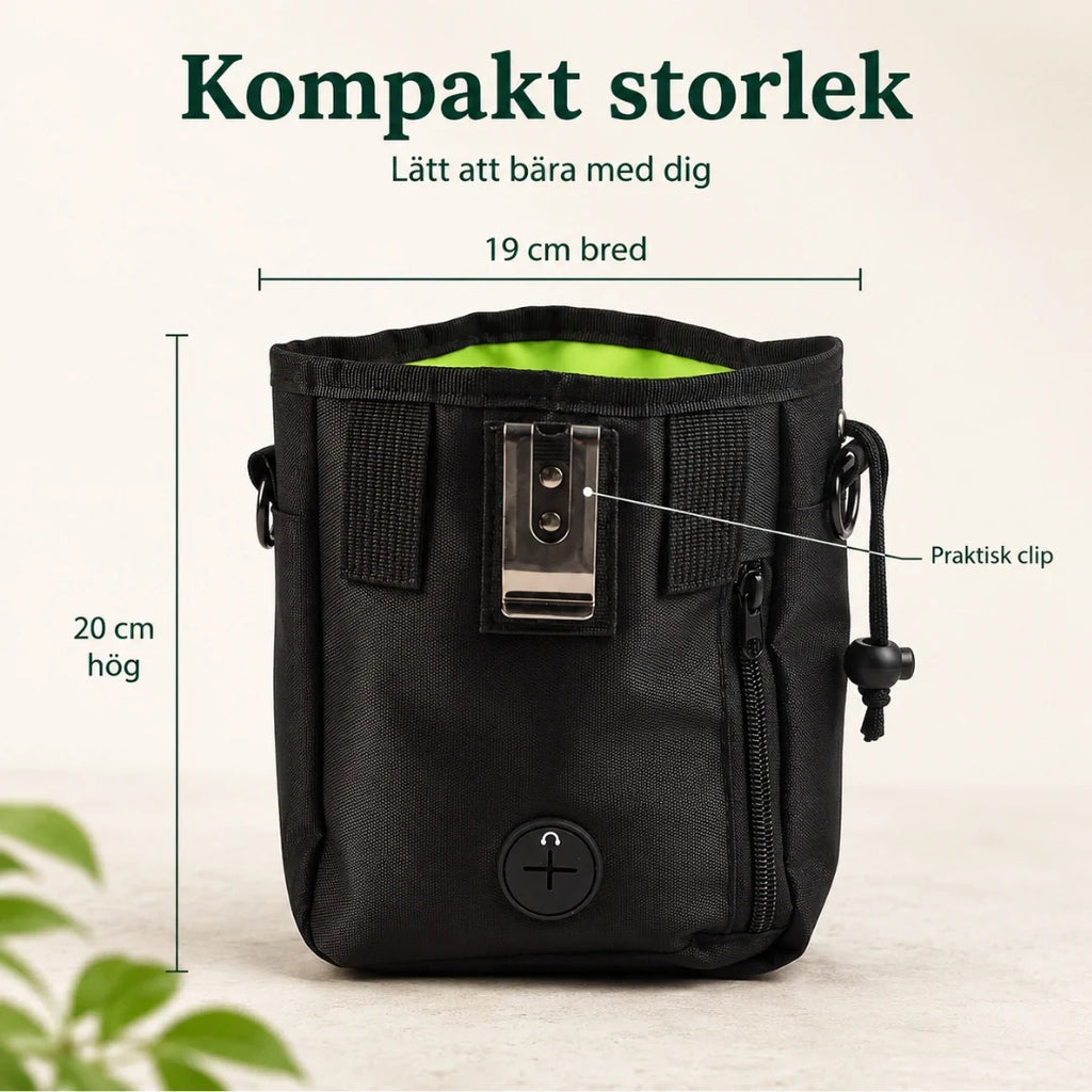 PawPocket Portable Treat Bag size  - Petifo
