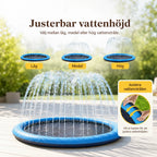 Pawsplash Sprinkler pool for dogs Adjustable water height - Petifo