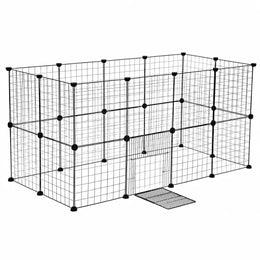 35 panneaux + 1 panneau de porte - Noir