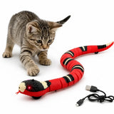 Serpent jouet automatique pour chats