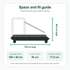 Dimensions du tapis pour chien et de la surface de course