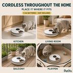 PawHut 6-meal pet feeder: Cordless pet feeder used in four areas around the home - Petifo