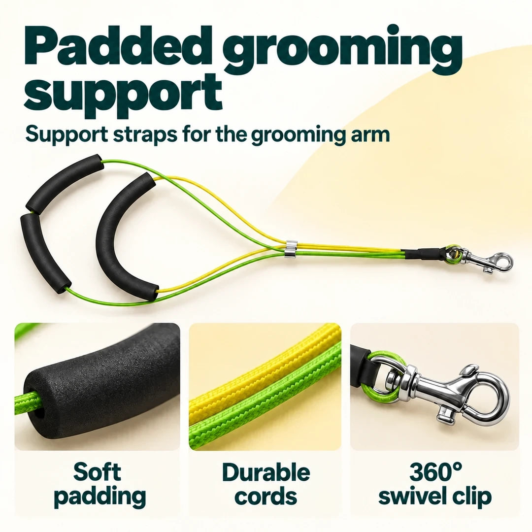 Pet Grooming Support Arm padded straps - Petifo