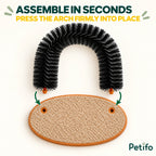 Purrnivo Cat Self-Groomer arch assembly guide - Petifo