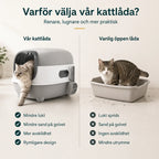 BingoPaws Large Covered Cat Litter Box vs ordinary - Petifo